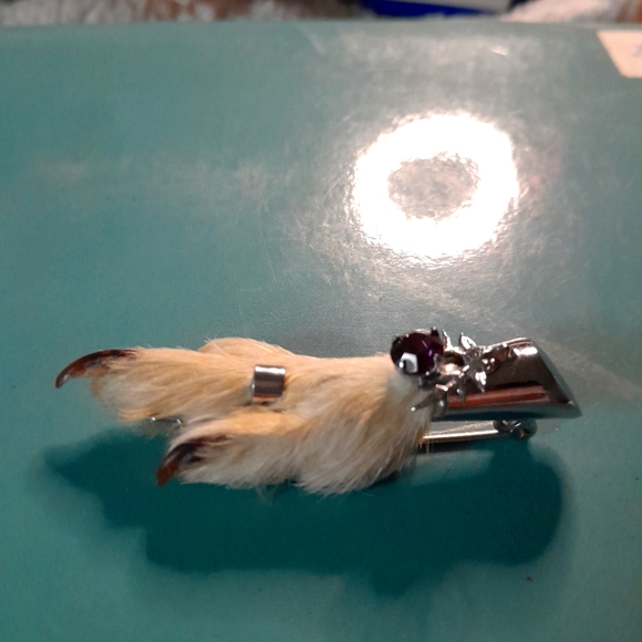 VINTAGE SCOTTISH - LUCKY GROUSE CLAW BROOCH - - Picture 1 of 3